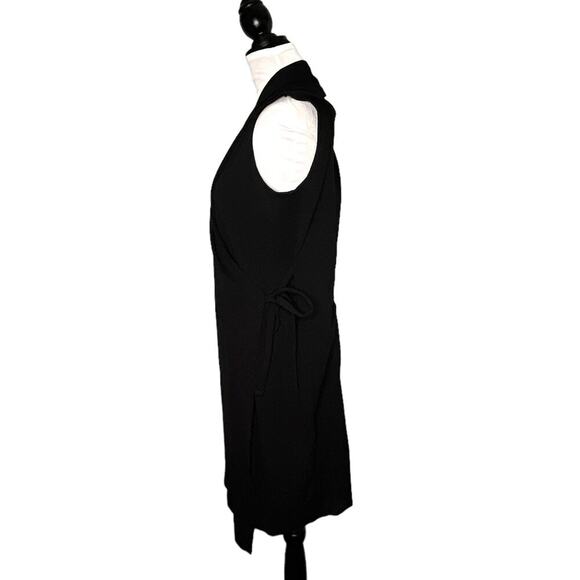 COS Wrap Dress Elegant Minimalist Design Black Size Medium - Picture 6 of 8